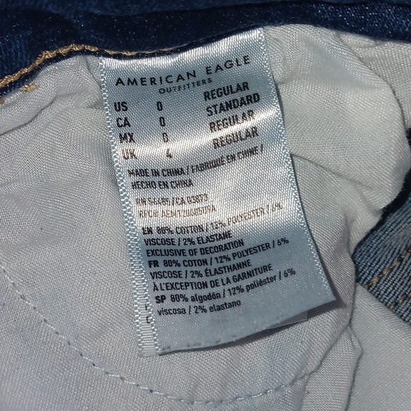American eagle mid rise size 0 jegging - Picture 2 of 5